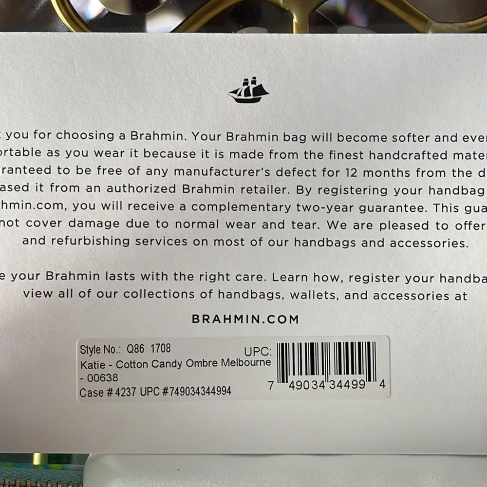 Brahmin Katie in Cotton Candy - Picture 4 of 10